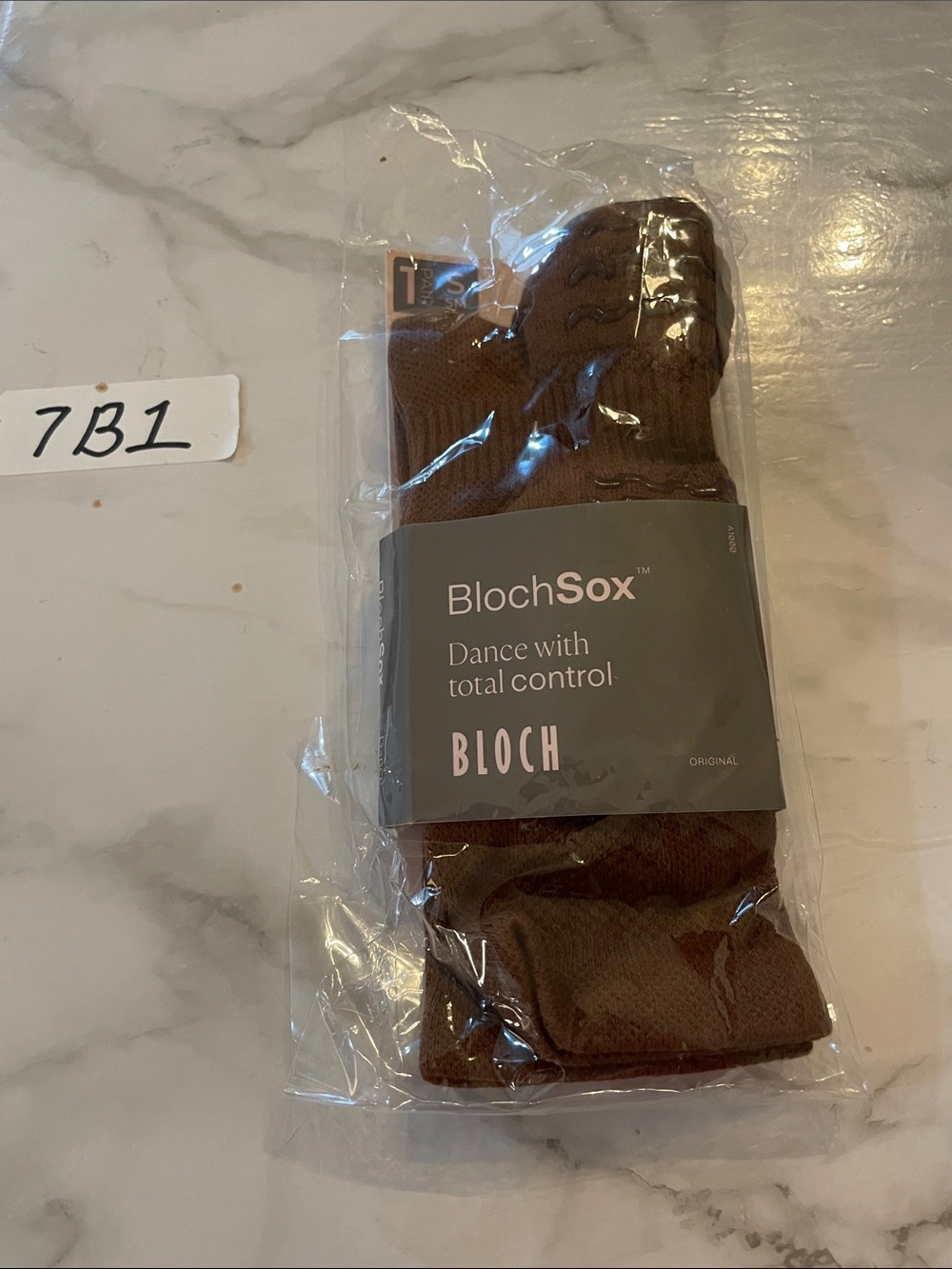 Bloch Brown BlochSox Dance Socks